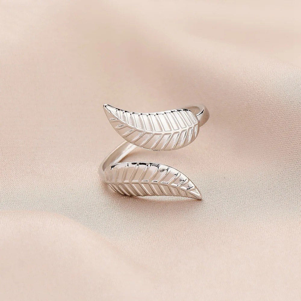 Open Leaf Ring