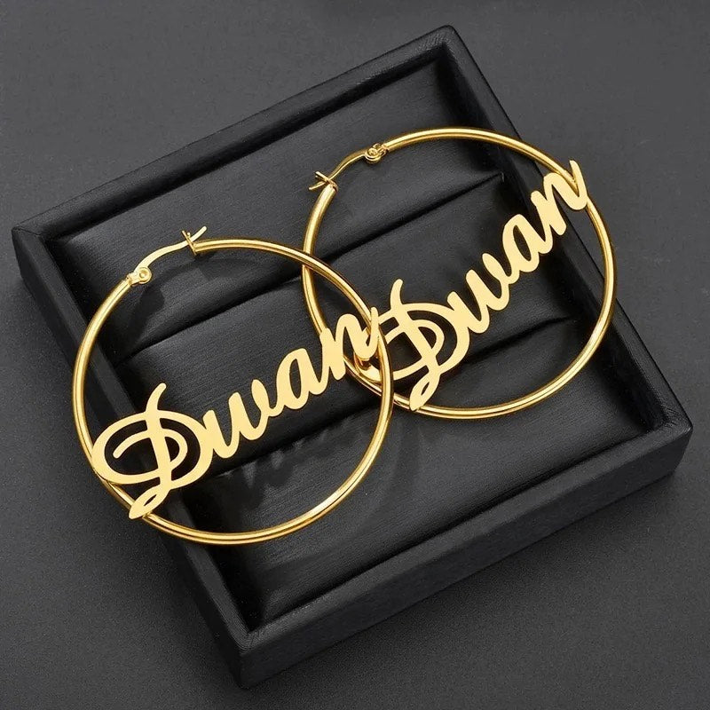 Customizable Hoop Earrings