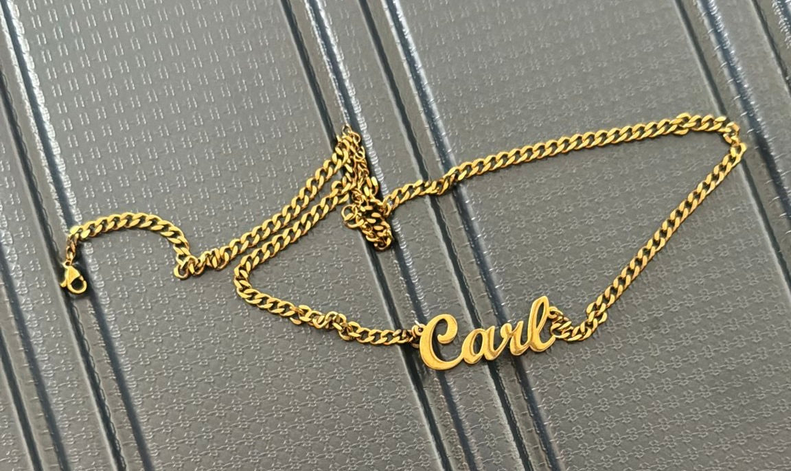 Carl Necklace – Personalized Stainless-Steel Necklace for Men