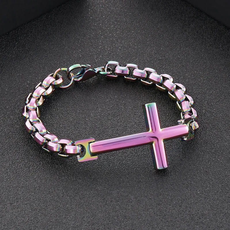 "Bracelet Symbole Croix"